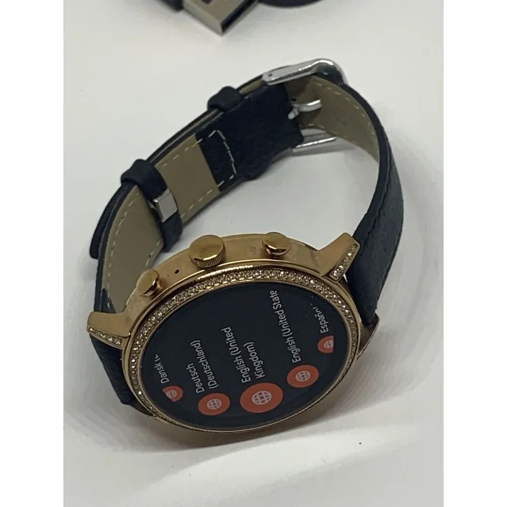 Fossil Gen 4 Authentic Digital Dial Smart Watch Custom Band FTW6015 QT500